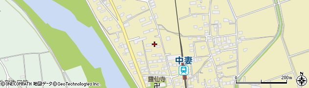 茨城県常総市中妻町596周辺の地図