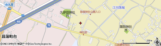 埼玉県久喜市除堀469周辺の地図