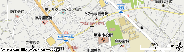 岩井庁舎周辺の地図