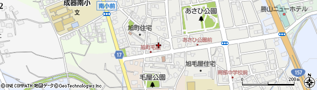 福井県勝山市旭毛屋町1313周辺の地図