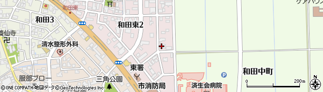 福井県美容会館周辺の地図