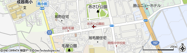 福井県勝山市旭毛屋町1908周辺の地図