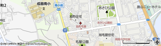 福井県勝山市旭毛屋町1206周辺の地図