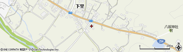 埼玉県比企郡小川町下里1448周辺の地図