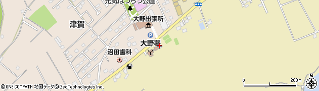水戸信用金庫大野支店周辺の地図