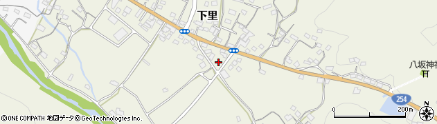 埼玉県比企郡小川町下里1485周辺の地図