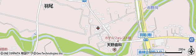 埼玉県比企郡滑川町羽尾1079周辺の地図