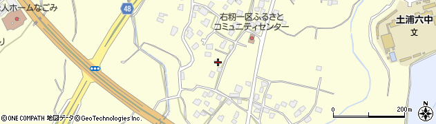 茨城県土浦市右籾946周辺の地図