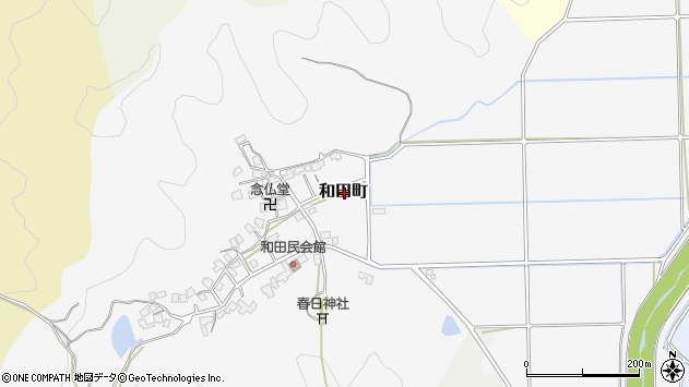 〒910-3631 福井県福井市和田町の地図