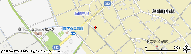 埼玉県久喜市菖蒲町小林86周辺の地図