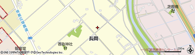 埼玉県幸手市長間周辺の地図