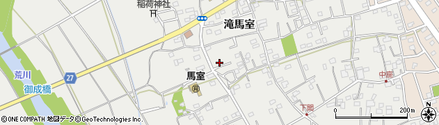 埼玉県鴻巣市滝馬室周辺の地図