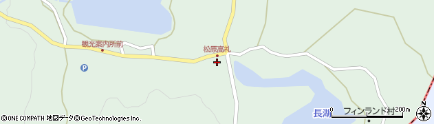 ヤマザキＹショップ松原湖店周辺の地図