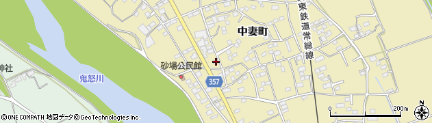 茨城県常総市中妻町925周辺の地図