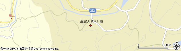 小鹿野町役場　倉尾ふるさと館周辺の地図