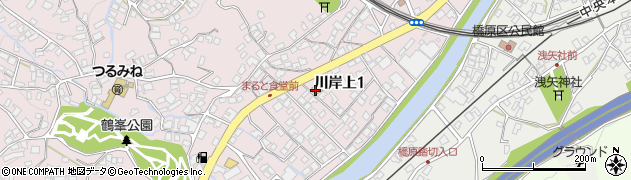 セブンイレブン　岡谷川岸店周辺の地図
