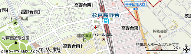 武蔵野銀行杉戸高野台支店 ＡＴＭ周辺の地図