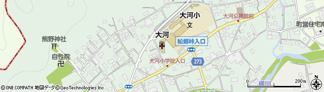 小川町役場　大河保育園周辺の地図