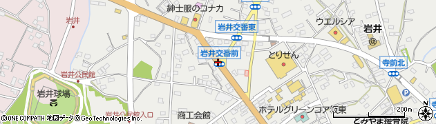 岩井交番前周辺の地図