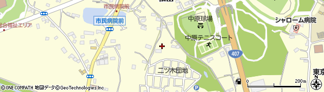 埼玉県東松山市松山周辺の地図