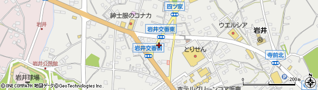 クリーニング専科岩井店周辺の地図