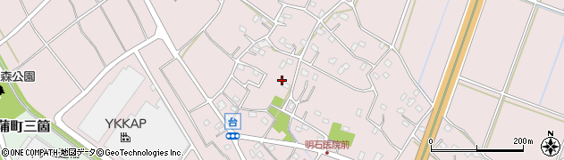 埼玉県久喜市菖蒲町台周辺の地図