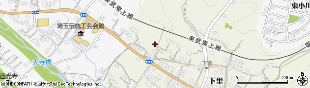 埼玉県比企郡小川町下里1606周辺の地図