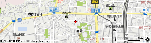 福井県福井市みのり2丁目周辺の地図