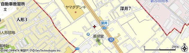 松屋 北本店周辺の地図