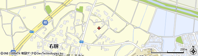 茨城県土浦市右籾471周辺の地図