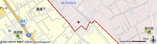 埼玉県鴻巣市上谷2128周辺の地図