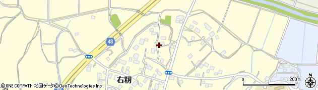 茨城県土浦市右籾386周辺の地図