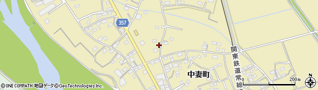茨城県常総市中妻町2407周辺の地図