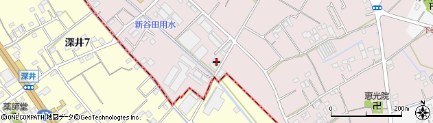 埼玉県鴻巣市上谷1760周辺の地図