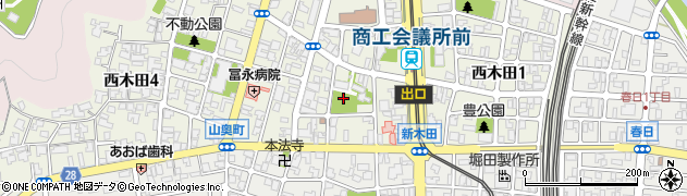 寿公園周辺の地図