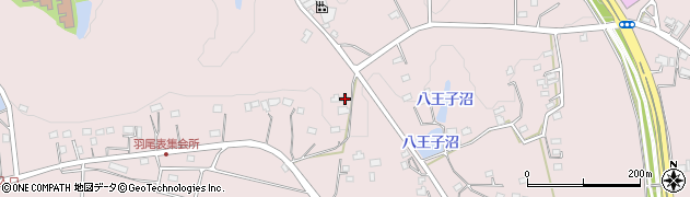 埼玉県比企郡滑川町羽尾1383周辺の地図