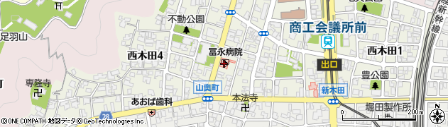 冨永病院周辺の地図