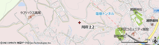 長野県岡谷市川岸上周辺の地図