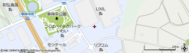 茨城県坂東市幸神平周辺の地図