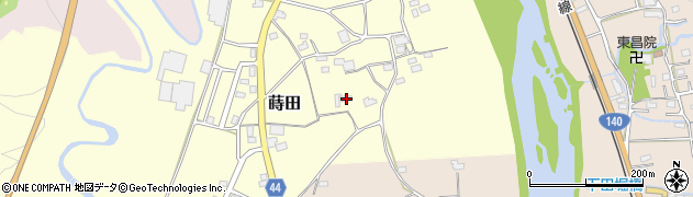埼玉県秩父市蒔田195周辺の地図