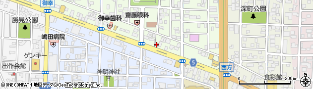 福井西方郵便局 ＡＴＭ周辺の地図