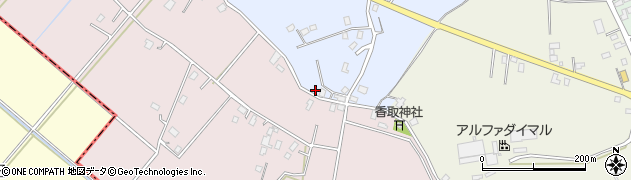 茨城県常総市大生郷町186周辺の地図