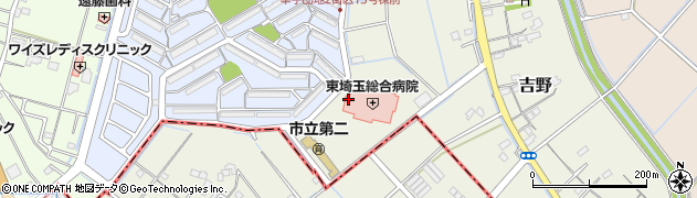 東埼玉総合病院周辺の地図