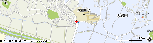 小岩田団地周辺の地図