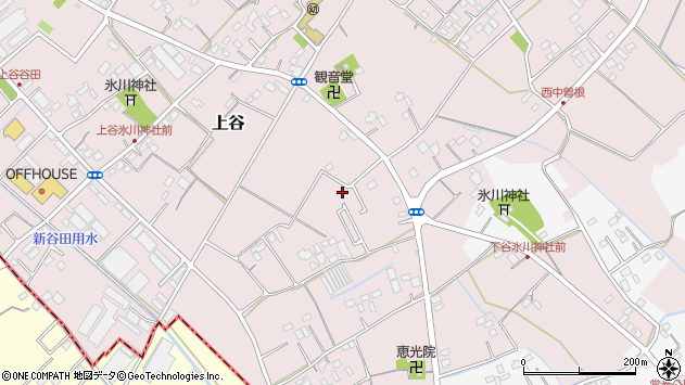 〒365-0027 埼玉県鴻巣市上谷の地図