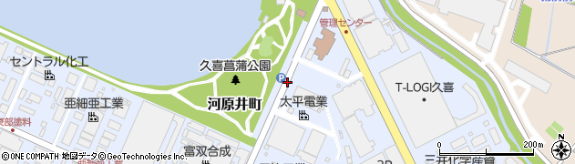 埼玉県久喜市河原井町周辺の地図