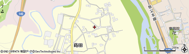 埼玉県秩父市蒔田231周辺の地図