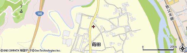 埼玉県秩父市蒔田225周辺の地図