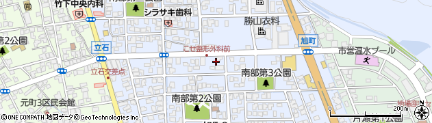 福井県勝山市旭町周辺の地図
