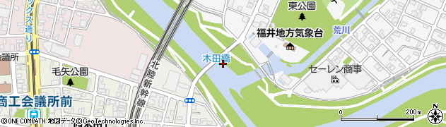 木田橋周辺の地図